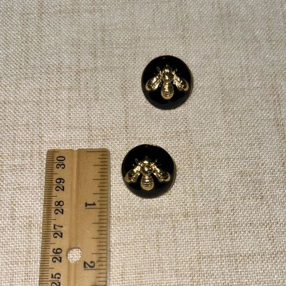 Bees earrings M453 - Picture 4 of 4